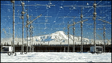 Antennen der HAARP-Anlage in Alaska