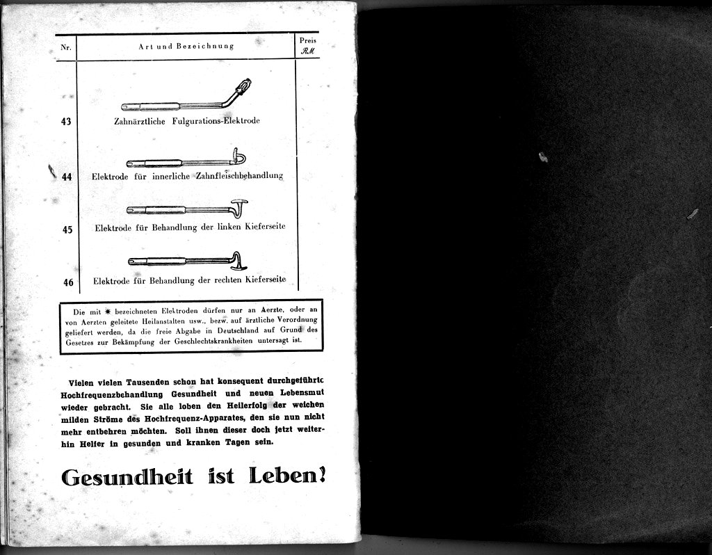 'Hochfrequenz fr Kranke und Gesunde - ein rztl. Ratgeber (1928)'