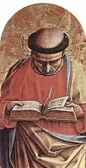 Tonsur eines Mnches, Bild von Carlo Crivelli