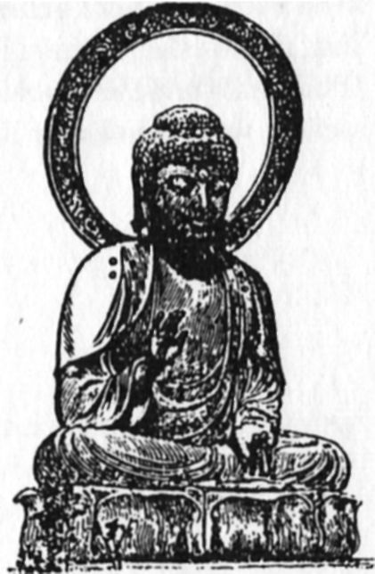 Buddha mit Heiligenschein