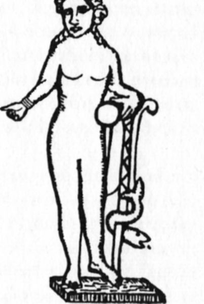 Venus mit Fischsymbol